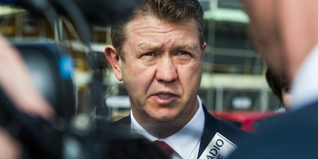 Labour Leader David Cunliffe talks to media in Hobsonville to promote Labour's home ownership policy. Photo / NZ Herald
