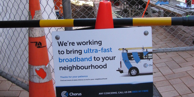Palmerston North, Auckland and Wellington are leading the way in signing up to Chorus' ultra-fast broadband network.