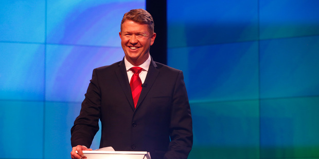 Labour Leader David Cunliffe speaks at the TVNZ leader's debate. Photo / Getty Images