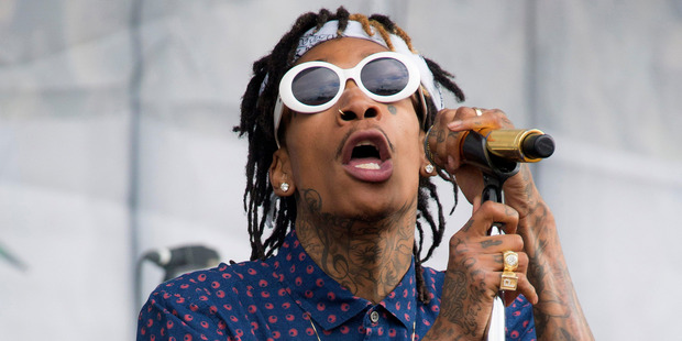 Rapper Wiz Khalifa. Photo / AP