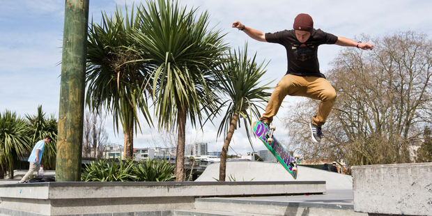 Victoria Park's skate park is family friendly and graffiti-free. Photo / NZH