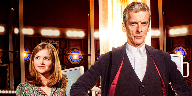 Jenna Coleman and Peter Capaldi star in the new season of Doctor Who.