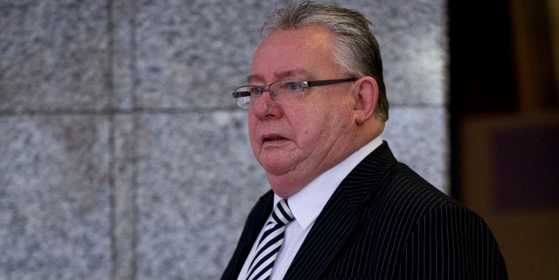 Insurance broker Grant Herbert leaves the Auckland District Court. Photo / Dean Purcell