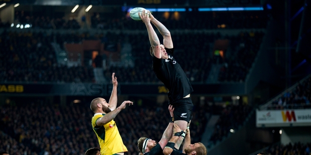 The All Blacks snuffed out any hint of a renaissance by the Australian forwards. Photo / Dean Purcell