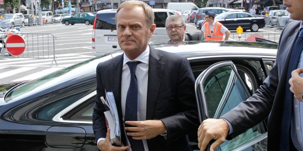 Eastern nations back Donald Tusk of Poland for Council President. Photo / AP