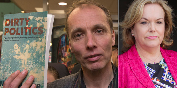 Nicky Hager's book is riveting, writes Lucy Lawless. Particularly the role of Judith Collins, right. Photo / NZ Herald
