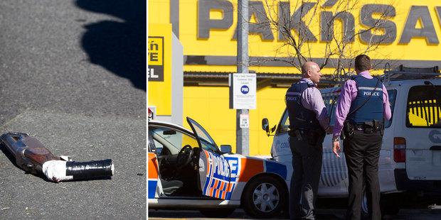 The scene of the shooting yesterday. Photo / NZ Herald
