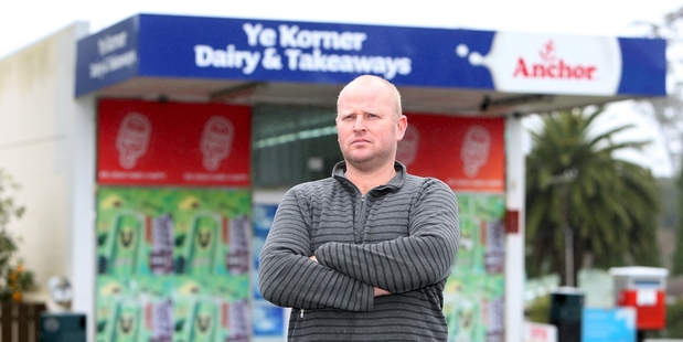 Barry Lloyd rang police three times before a Kamo dairy was robbed to alert them to a carload of suspicious people parked outside the shop. Photo / Michael Cunningham