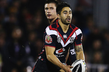 Shaun Johnson of the Warriors. Picture / Hannah Peters, Getty Images.