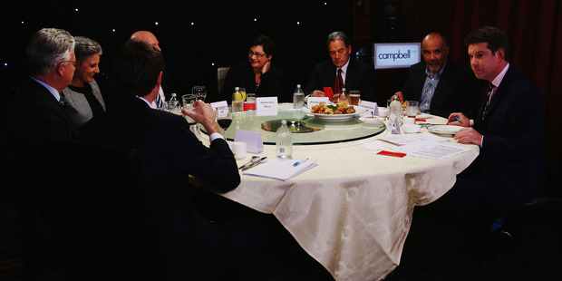 The minor party leaders' faced off in a dinner-time debate moderated by TV3's John Campbell. Photo / Getty Images