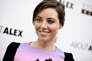 Aubrey Plaza, one of the celebrities allegedly targeted in a hacking case. Photo/AP