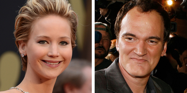 Jennifer Lawrence and Quentin Tarantino. Photo / AP; Thinkstock