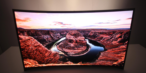 The LG Curved OLED TV.