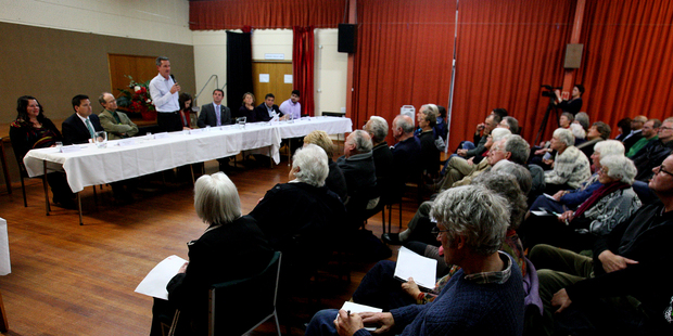 Each candidate had four minutes to state their party's policies on the environment.