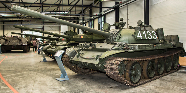 A Soviet Army T-55 is among the exhibits at the Panzermuseum. Photo / Creative Commons image by Flickr user Thorsten Hansen