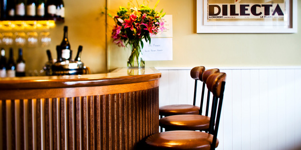 Interior detail from Dilecta restaurant. Picture / Babiche Martens