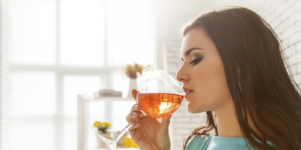 Pair rosé with watermelon, feta, black olive and basil salad.