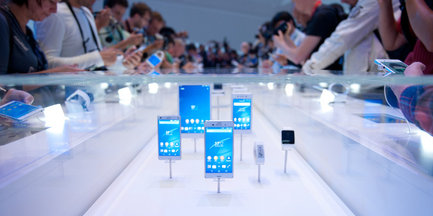 Electronics company Sony presents new products during the first press day of the Consumer electronics trade fair IFA in Berlin. Photo / AP