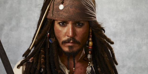 Johnny Depp stars in the 'Pirates Of The Caribbean' movies.