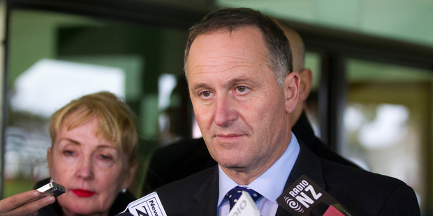 Prime Minister and Leader of the National Party John Key. Photo / Jason Oxenham
