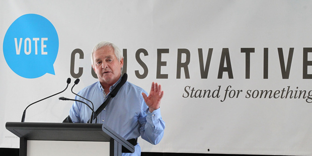 Napier Conservative Party candidate, Garth McVicar. Photo / Duncan Brown