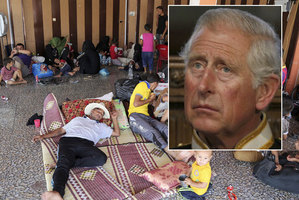 Prince Charles has condemned the situation of Christians in Iraq - seen here in a displaced persons camp in Kalak, Iraq. Photo / AP