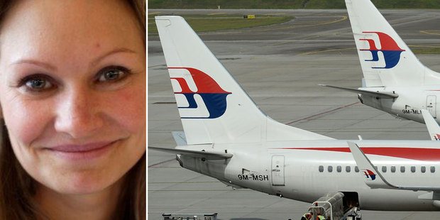Danica Weeks, the widow of a MH370 victim, says the promotion by the airline was atrocious. Photo / AP, supplied