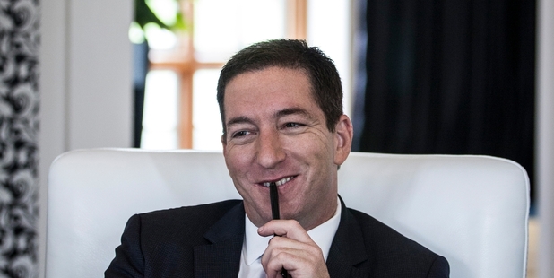 Glenn Greenwald says the GCSB has been spying on New Zealanders. Photo / Michael Craig