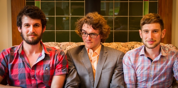 Twingl CEO Andy Wilkinson (centre) and co-founders Greg Signal (left) and Matt Kennedy spent three months stress-testing Trailblazer at Lightning Lab.