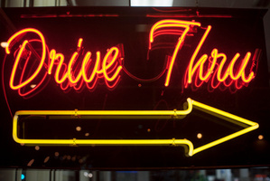 You don't even need to get out of your car to grab a feast of fast food.
Photo / Thinkstock