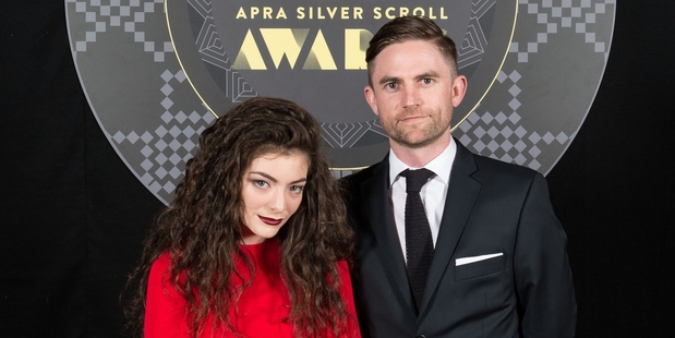 Paul's son Joel Little, with Lorde. They are nominated for two and four awards, respectively.