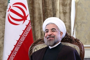 Iran's President Hassan Rouhani will meet world business leaders this week. Lifting sanctions will make it possible to upgrade oil and gas production sites. Photo / AP