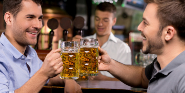 Cheers! To the benefits of a beer at the pub with the boys.
Photo / Thinkstock