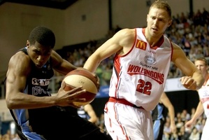 Rookie import Kerron Johnson's late heroics tipped the game against Wollongong the Breakers' way. Photo / Getty Images