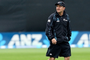 New Zealand coach Mike Hesson has been under siege since he was appointed but the side is now making headway. Photo / Getty Images