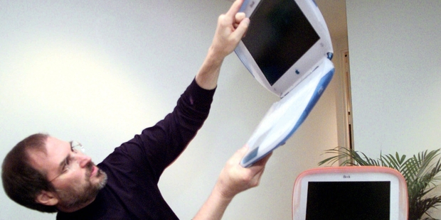 Steve Jobs left Apple and ended up rejoining in 1997, reinvigorating the company with his ideas. Photo / AP