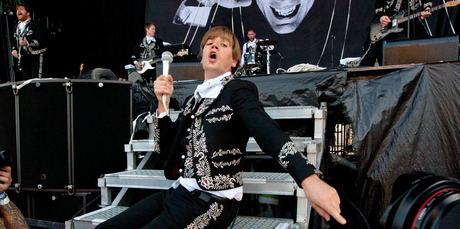 Pele Almqvist of The Hives. Photo / Natalie Slade