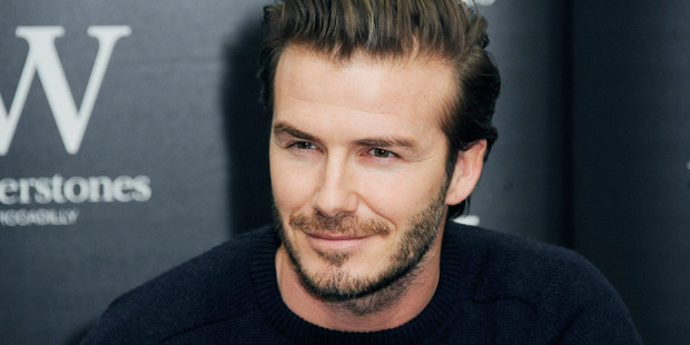 Football super star David Beckham. Photo / AFP