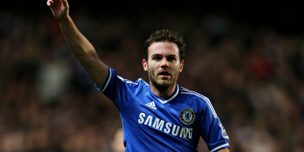 Manchester United today confirmed they have agreed a club record deal to sign Spanish midfielder Juan Mata from Chelsea. Photo / Getty Images.