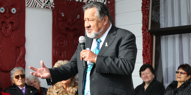 Pita Sharples said Maori identified with New Zealand because of their spirituality, their connection to the land and their genealogy (whakapapa).Photo / Duncan Brown