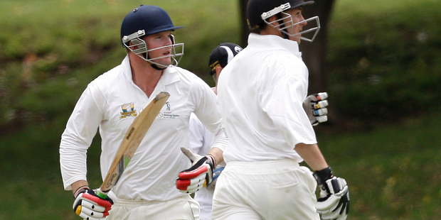 Maungakaramera bowler Jason Morgan.