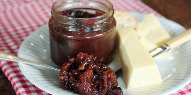 Peach chutney. Photo / Doug Sherring
