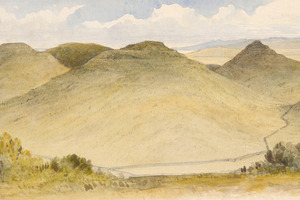 The Three Kings, Volcanic Crater, Auckland (1875) by John Kinder. Photo / Auckland Art Gallery