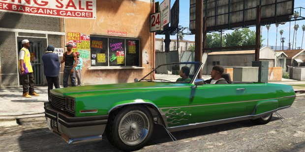 A screen shot from Grand Theft Auto V.