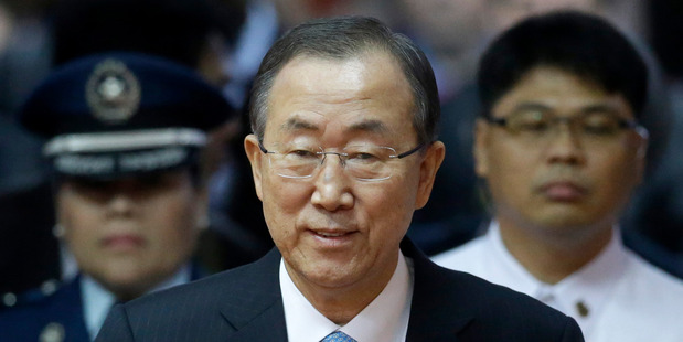 United Nations Secretary General Ban Ki Moon. Photo / AP