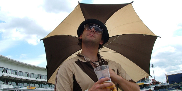 Mike Lane in his Beige Brigade uniform.