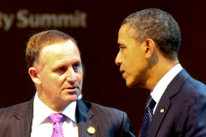 New Zealand Prime Minister John Key meets with American President Barack Obama. Photo / National Party