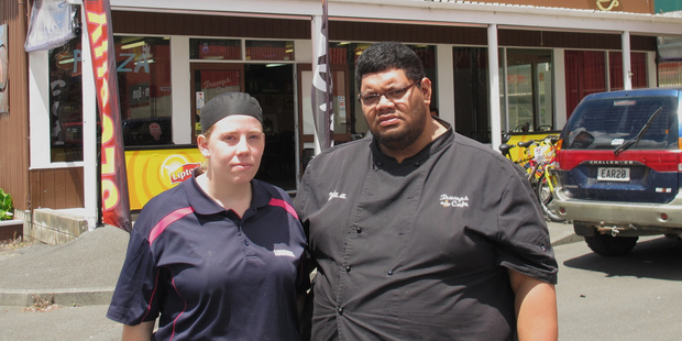 Lorraine and Waa Whareaitu are calling quits on their Kaikohe cafe after more than a dozen break-ins. They have lost hope. Photo / APN