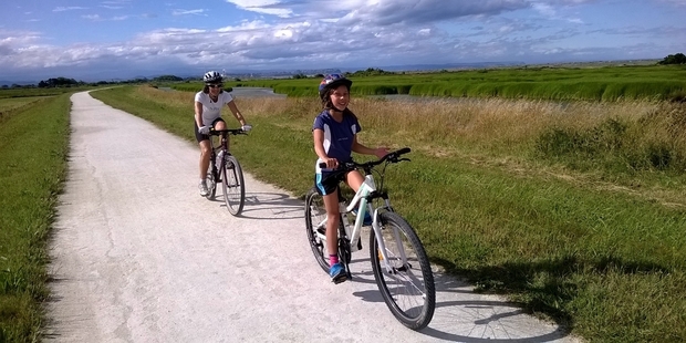 Billie and Flynn find riding in Hawkes Bay a breeze. Photo / Phil Taylor