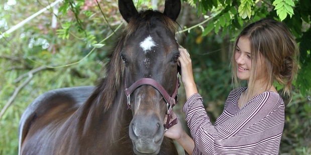 Stella is back with her owner Ashleigh Kearns after she was stolen from a Riverbend Road paddock.